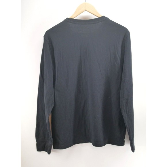 Untuckit Men's Sweater Black Henley Large Long Sleeve‎ Pullover - Picture 5 of 8